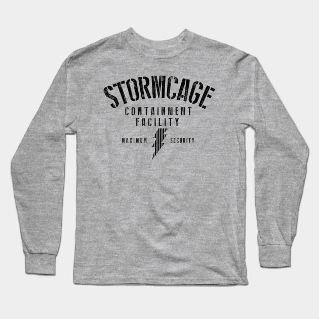 Stormcage Containment Facility Long Sleeve T-Shirt by MindsparkCreative